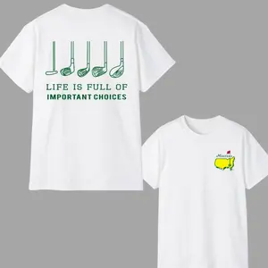 The Masters Golf T-Shirt, New Version Master Golfing T-Shirt For Men, Gift For Men, For Him Cotton Menswear