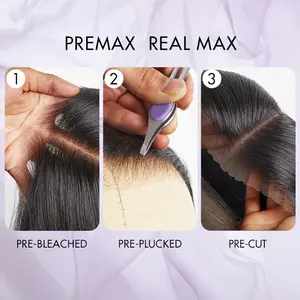 Luvme Hair 100% Human Hair 5x5 Closure Lace Glueless Wig Put On and Go Fluffy Kinky Curl 220% Density Pre-bleached Pre-pluck Pre-cut Luvme Hair 100% Human Hair 5x5 Closure Lace Glueless Wig Put On and Go Fluffy Kinky Curl 220% Density Pre-bleached Pre-pluck Pre-cut