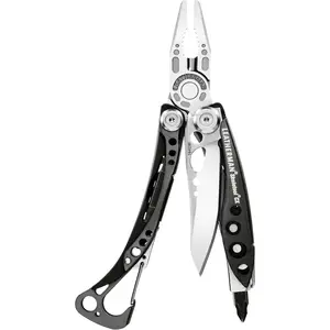 CX, 7-in-1 Lightweight, Minimalist Multi-Tool for Everyday Carry (EDC), Home, Garden & Outdoors, Black & Silver
