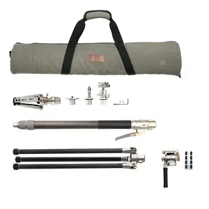 Harlowe Rocket Quick Release Carbon Fiber Monopod for Photography & Video Cameras and Lights 3-in-1 Mount with Pedal Release Base & 1/4" ARRI-style Mount 24-Month Warranty Included