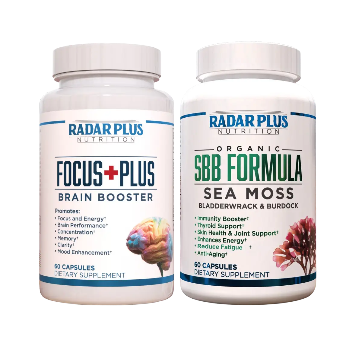 The Power Couple: Focus Plus and The SBB Formula Fitness Supplement. Natural Optimum. Edible.