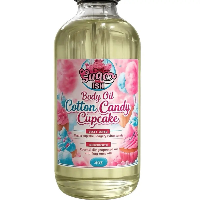 Cotton candy Cupcake