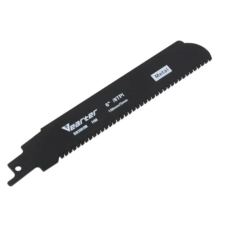 6” S930HM Carbide Reciprocating Sabre Saw Blade Demon 8TPI for Thick Metal Alloy Steel