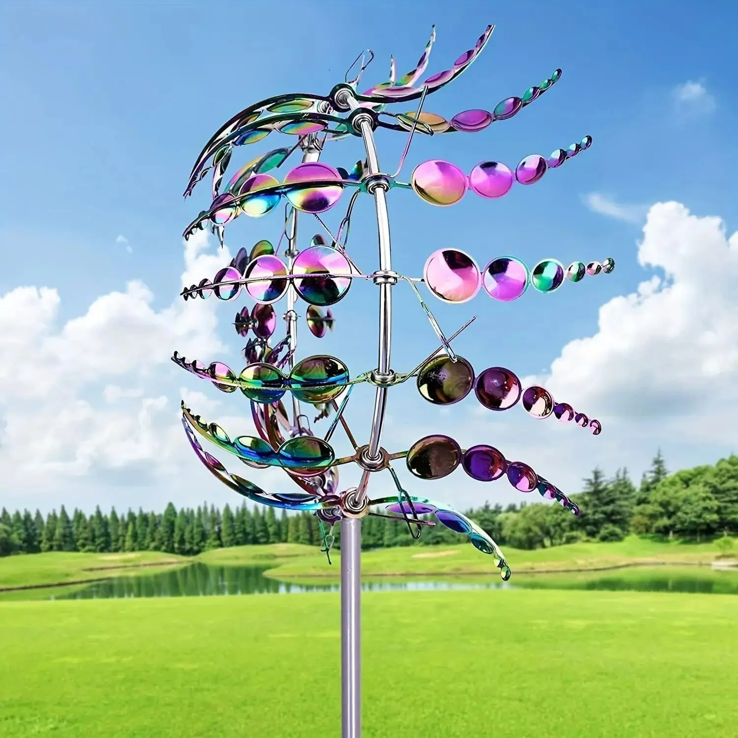 1 wind turbine - A unique fan designed to enhance outdoor decorations and gardens