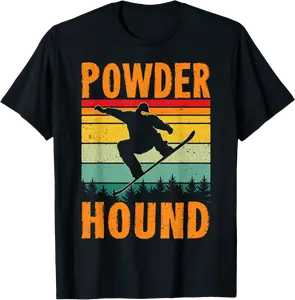 Snowboarding - Powder Hound T-Shirt - Tylerjame Shop 61B0DJRNZ2RQ