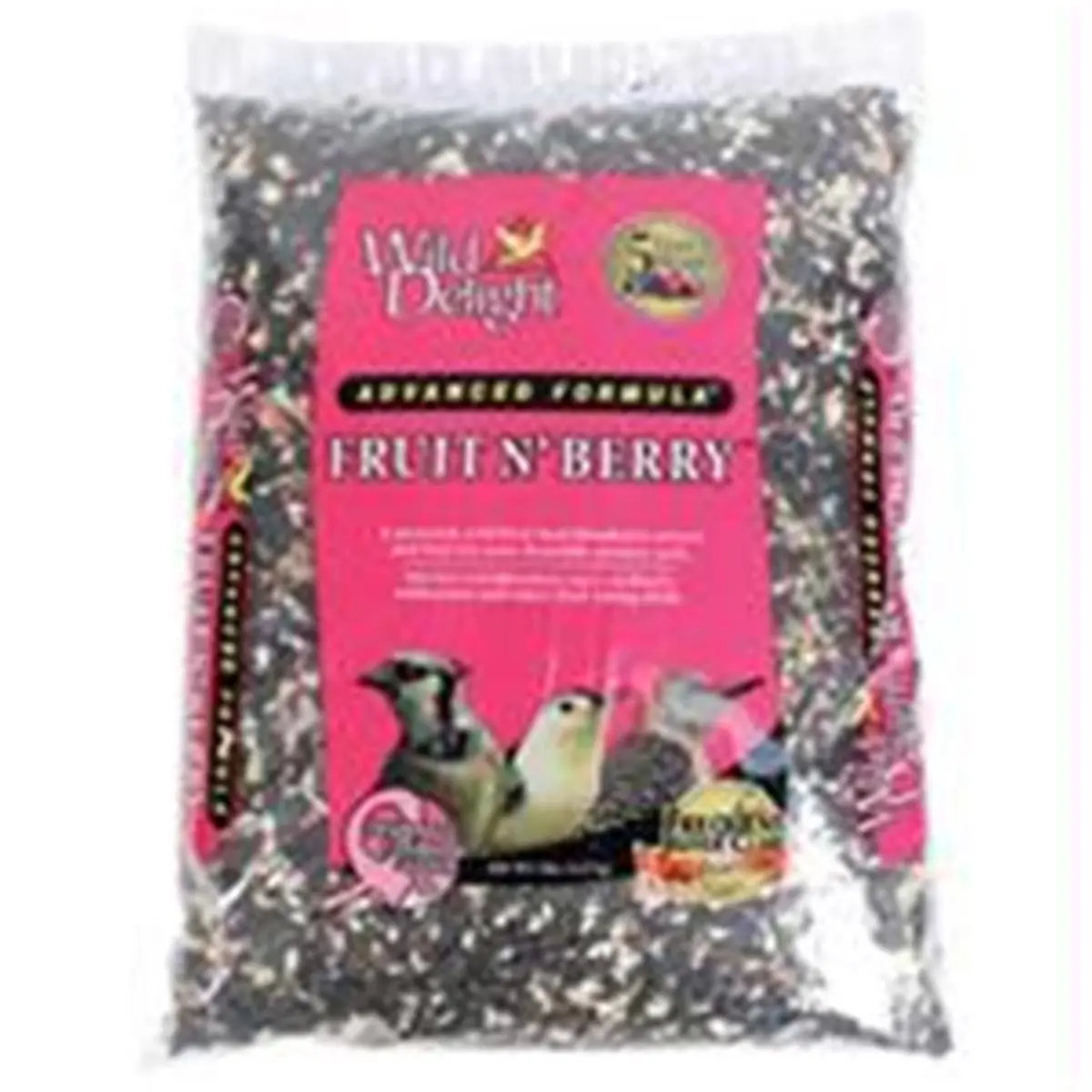 212 MAIN Wild Delight Fruit & Berry Bird Food, 5 lb Feeding Supply with Real Fruits for Attracting Avian Visitors