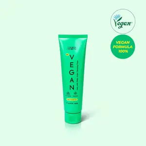 CHOROK CHORONG Vegan Herb AHA Mildly Acidic Cleansing Foam - Vegan-Certified, Gently Exfoliating, Dermatologically Tested, Suitable for Sensitive Skin, 100% Vegan Ingredients, EWG Green Grade