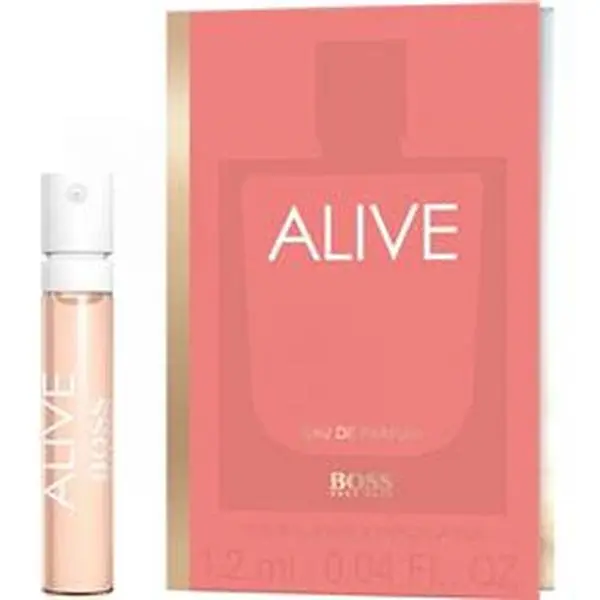 HUGO BOSS Alive Women's Fragrance, Eau de Parfum with Vanilla and Sandalwood, Sample Perfume Spray Vial, 0.04 oz, Spray Form Women's Fragrance, Bottle Women's Fragrance