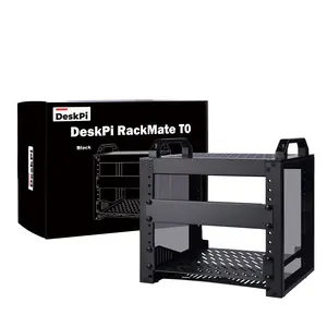 52Pi DeskPi RackMate T0 Rackmount, 10 Inch 4U server cabinet for  network, audio, servers and video equipment