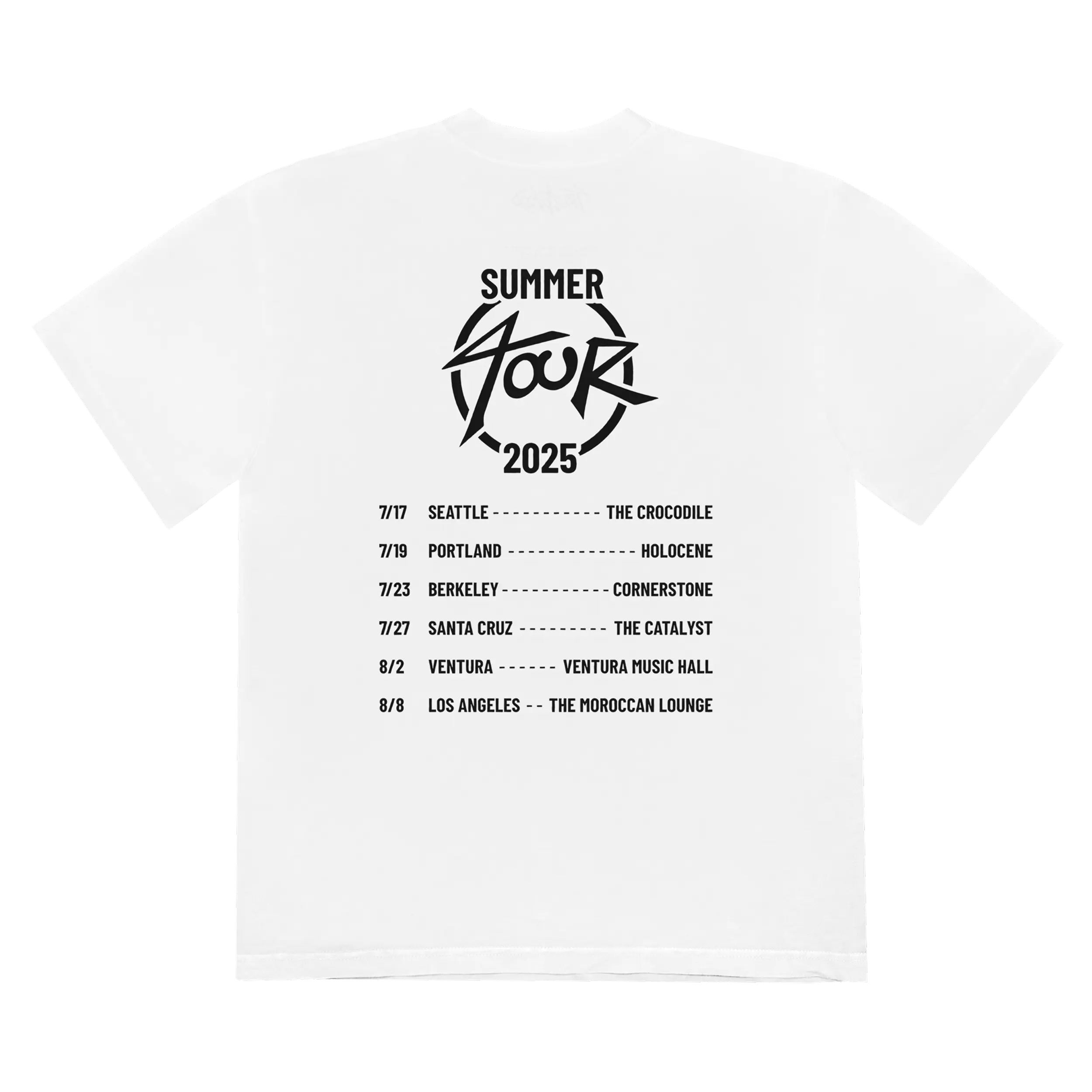 TRUEBLOOD SUMMER TOUR TEE (WHITE)