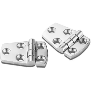 Hardware Mount Door Hinge Stainless Heavy Duty Boat Hinge Steel Cabinet Deck Stainless Hinge Marine Garage SUS316 1.51 inch x 2.3 inch 2pcs