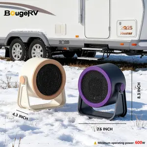 BougeRV 2025 heater Outdoor & Desktop Portable Heater-- 2025 New Hot Air Blower Mini Radiator Energy Efficient Winter Warmer Warmth Convenience Compact Design Low Energy Consumption