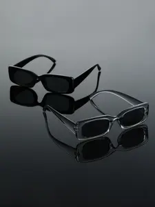 Classic Fashion Unisex Small Square Sunglasses, Uv400 Protection, Plastic Frame, Ideal for Daily Wear, Travel, Street Photography, Trendy Casual Sunglasses