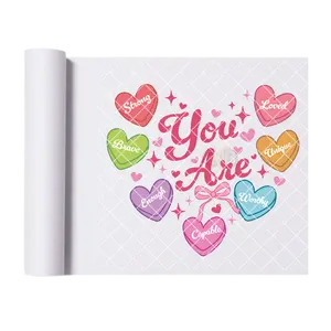 Valentine hearts in a heart shape DTF film t shirt transfer