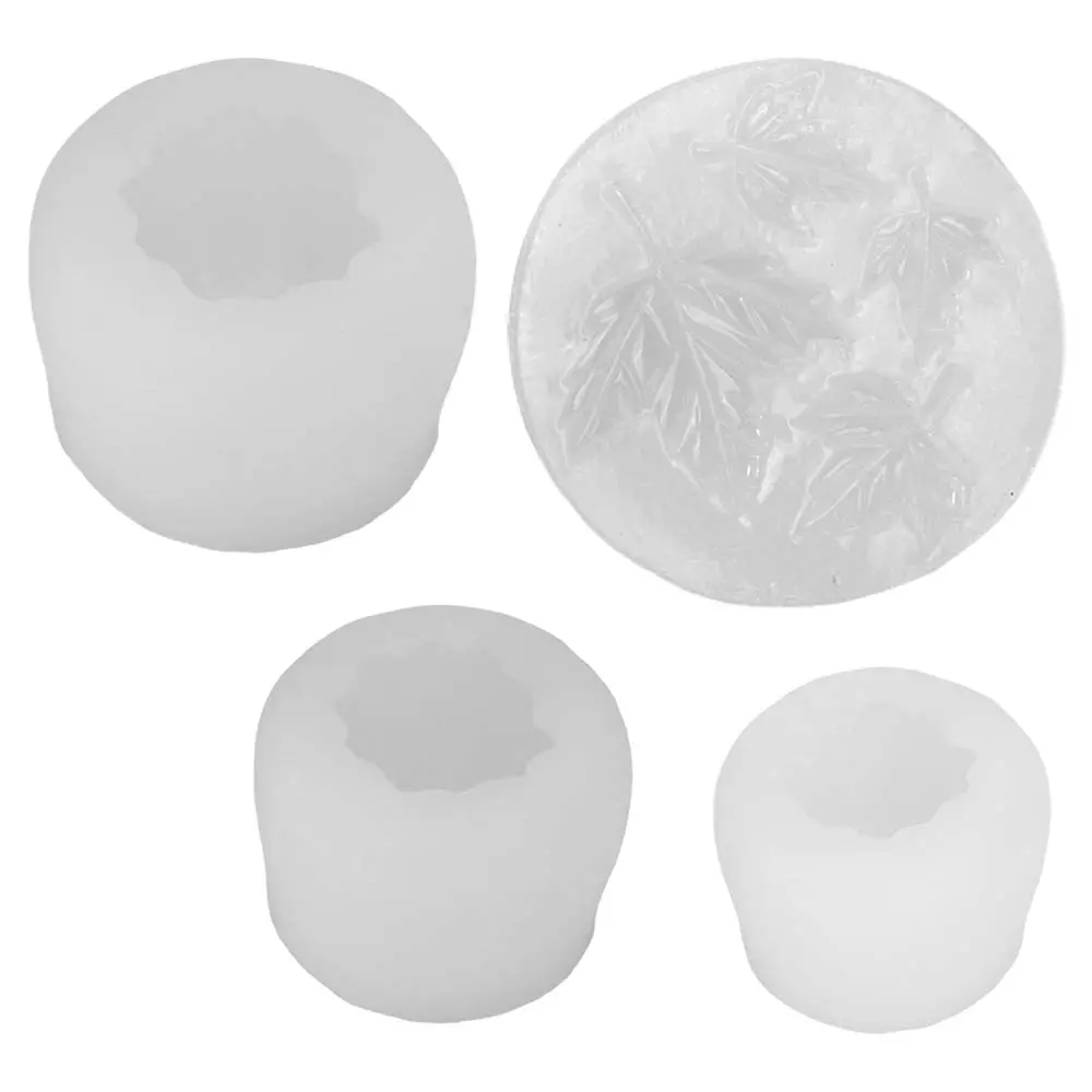 4pcs - Pumpkin Silicone Mold, Maple Leaf Silicone Molds - Christmas, Halloween Harvest 3D Design - for DIY Pudding, Chocolate, Candy, Desserts, Gummy, Soap, Candle, Plaster, Polymer Clay, Ice Cube - for Baking Enthusiasts & Crafters