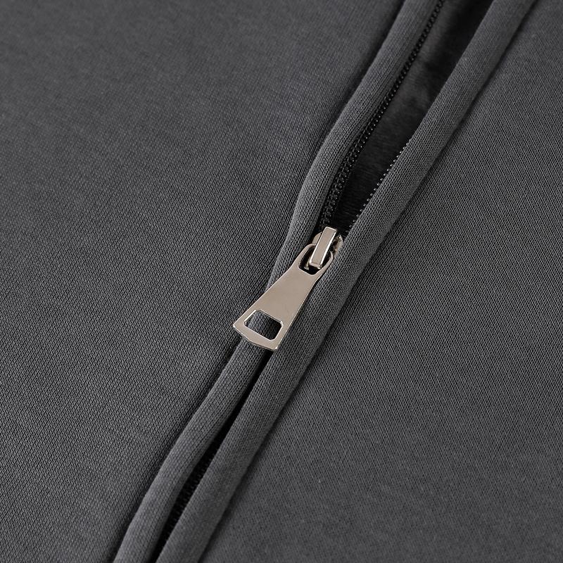 Men's Simple Fleece-Lined Thick Warm Hooded Cardigan Loose Fit Shoulder Flaps Street Style Casual Comfortable Oversized Modern Autumn Base Layer Fashion Sweatshirt Pullover Sports Coat quarter zips quarter zip quarter zip men quarter zip movement