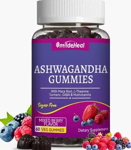 Ashwagandha Gummies 3000mg - Stress Relief, Immune Support & Increased Energy - Ashwagandha Supplements for Women & Men - Natural Mixed Berry Flavor (60 Count)