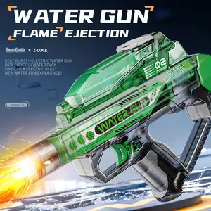 Electric Automatic Water Gun for Kids Adults, High-Speed Rapid Fire Blaster, Long Range Soaker, Summer Outdoor Beach Pool Party Toy, Perfect for Water Battles & Songkran Festival, Ideal Birthday Gift for Boys Girls