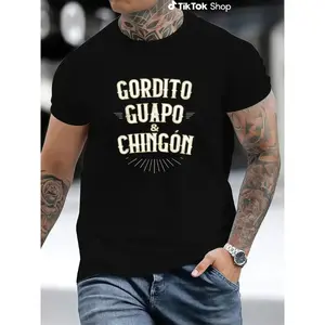 Summer t Shirts Chubby, Handsome and Awesome - Funny Mexican T-Shirt