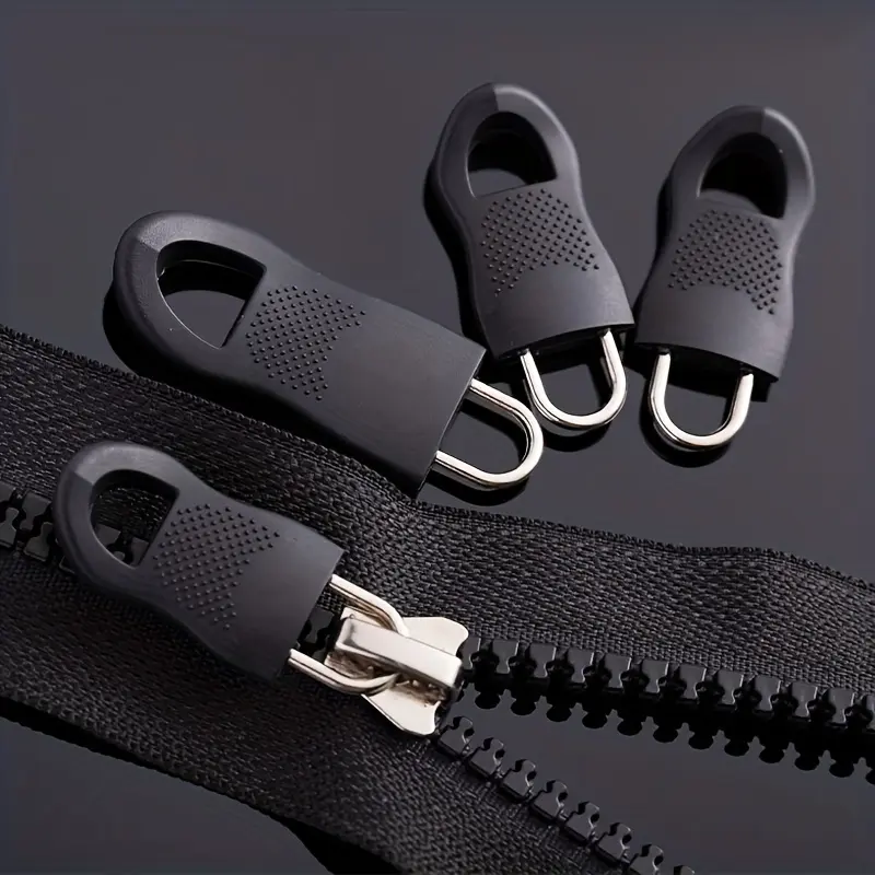8pcs Detachable Zipper Zipper Head Accessories, Pendant Repair, Universal Zipper Head Buckle, Sewing Accessories