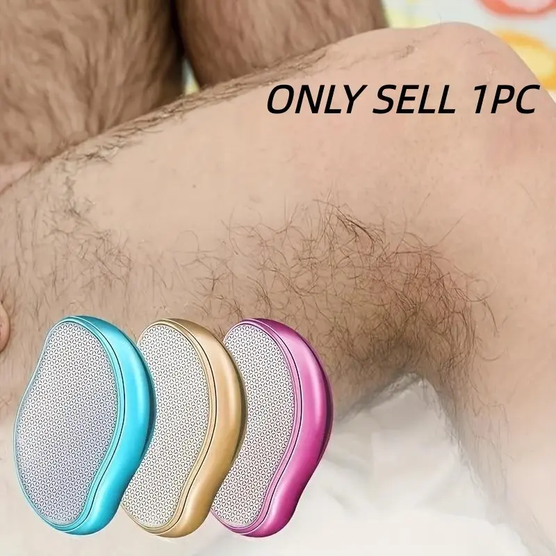 Crystal Hair Remnoval Tool Hair Removal Unisex Pain-Free ExfoliatorReusable Waterproof,Blue Gold Silver Colors, Designed foruse on smooth skin on the back,arms,and legs.I For usein shaving. Ideal Mother's Day Gift, Christmas gift, Reusable Hair Remover