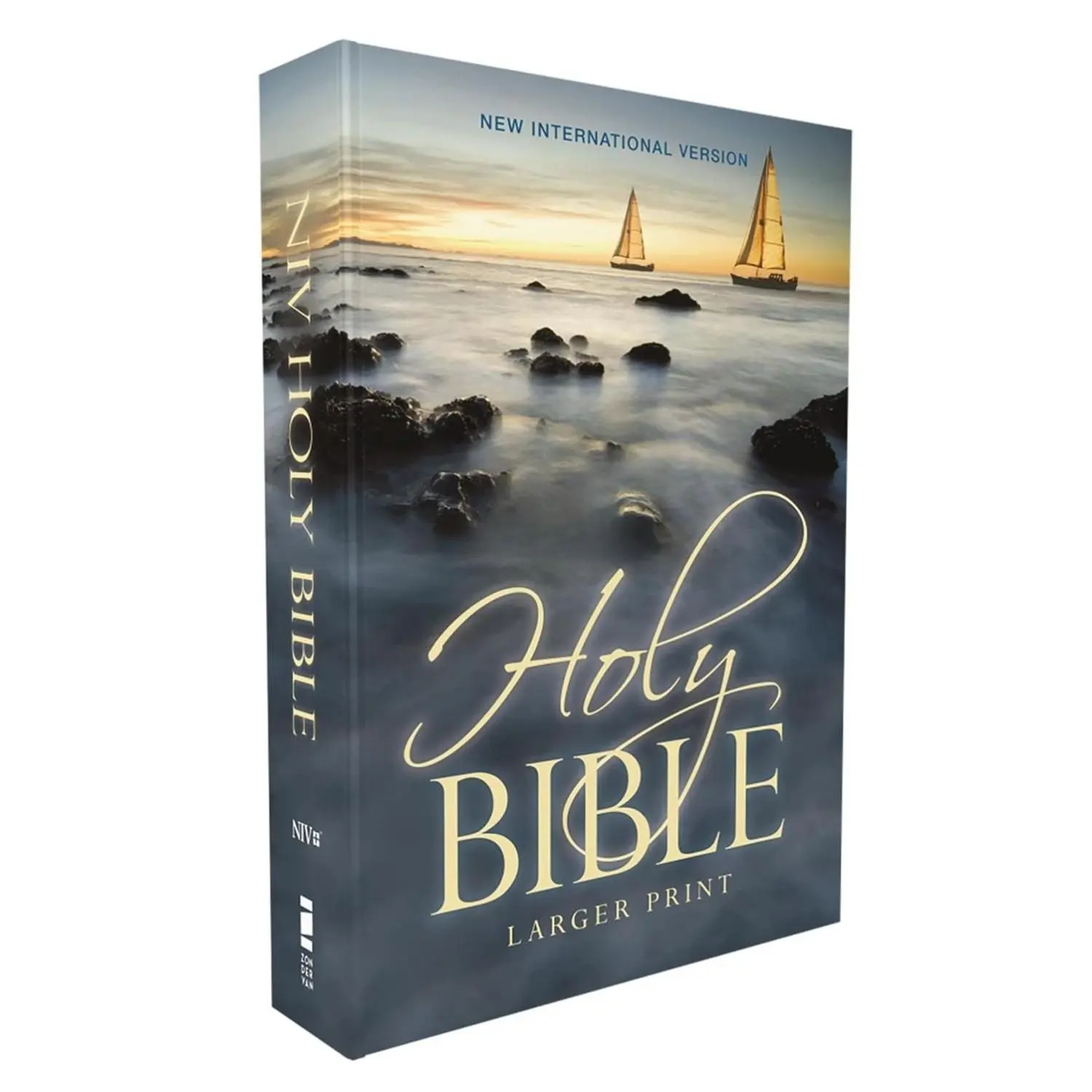 NIV Holy Bible – Large Print, Comfort Print, Economy Edition, Blue Paperback by Zondervan, June 11, 2024