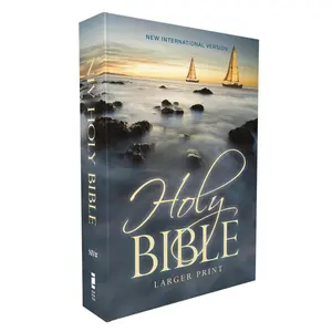 NIV Holy Bible – Large Print, Comfort Print, Economy Edition, Blue Paperback by Zondervan, June 11, 2024
