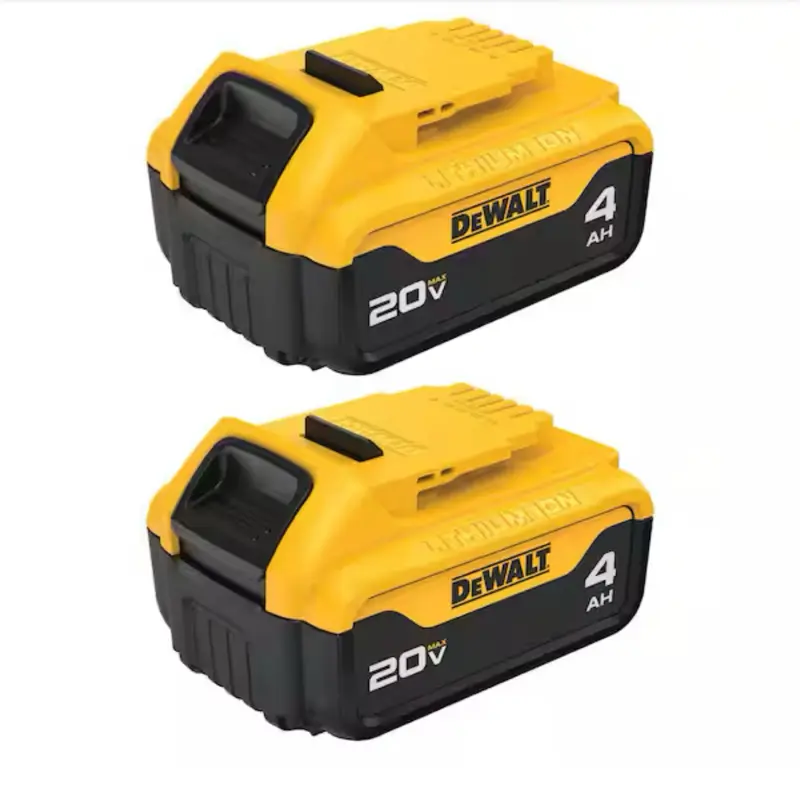 DEWALT 20V MAX Premium Lithium-Ion 4.0Ah Battery Pack (2 Pack)