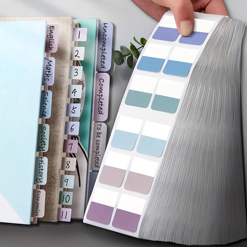 Transparent sticky notes tabs and arrow marks are used to mark pages, which are very suitable for planning books, stickers and use in offices or schools, Office Supplies, Index Tabs, Removable Dividers Tabs