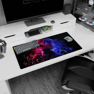 [SALE UP TO 30%]Re-Zero - Anime Desk Mat - Rem & Ram, Mouse Pad for Anime Fan, Gaming Desk Accessories, Large Computer Pad, Desk Decor