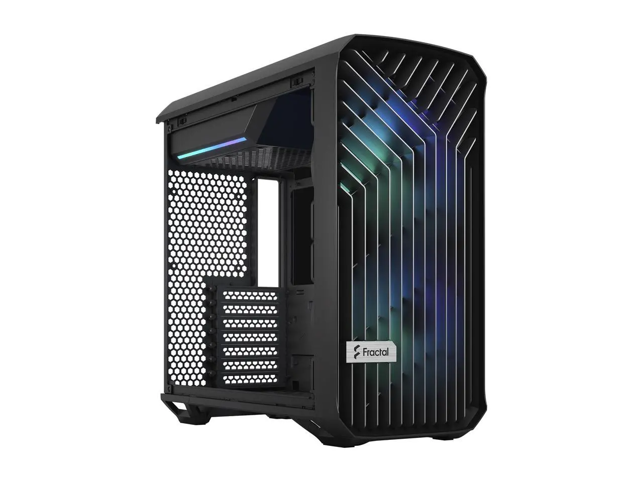 Fractal Design Torrent Compact RGB Black TG Light Tempered Glass High-Airflow ATX Computer Case Fractal Design Torrent Compact RGB Black TG Light Tempered Glass High-Airflow ATX Computer Case