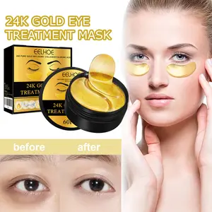 (Buy 1 get 1 free) EELHOE 24K Gold Eye Masks - 60 Pcs