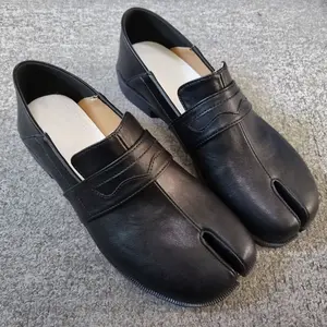 Women's Dance Shoes Women's Tabi Split-toe Shoes Split-toe Leather Shoes Pig's Trotters Shoes Women's Single Shoes  Walking Shoes Comfortable Shoes