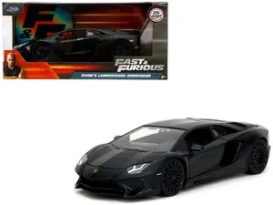 Jada Toys Fast & Furious Sham’s Lamborghini Aventador 1:24 Matte Black