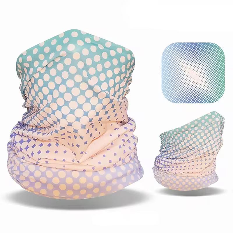 Outdoor Mountaineering Scarf Ice Silk Sunscreen Face Mask Bandana Unisex Scarf for Outdoor Fishing Biking
