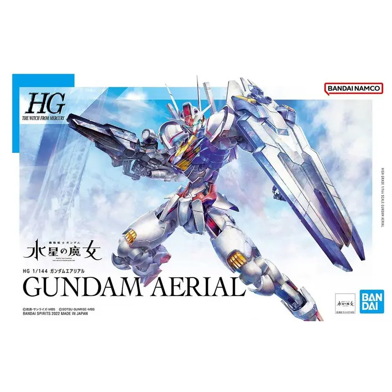 Bandai Hobby The Witch From Mercury Gundam Aerial HG 1/144 Scale Model Kit