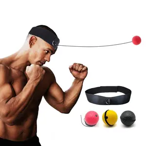 Adjustable Headband Boxing Reflex Ball Set – Speed Training Punching Ball for Reaction Time, Hand-Eye Coordination & Stress Relief – Suitable for Adult & Youth Boxing, MMA, Kickboxing, Fitness Workout