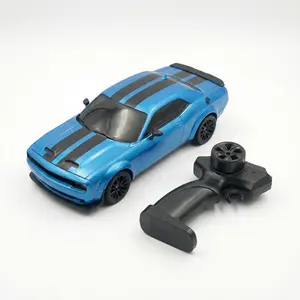 1:16 Scale RC Drift Car, 2.4GHz Remote Control Muscle Car with LED Lights, High-Speed Racing & Professional Drifting Dual-Mode Toy, Includes 4 Spare Tires, 6 Cones, Rechargeable Battery, Ready-to-Run (RTD) Gift for Kids & Hobbyists, US Stock Rc Cars Rc St