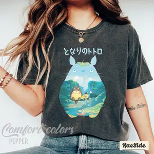 Vintage Ghibli totoro shirt, Spirited Away shirt, Ghibli Sweatshirt, Totoro Shirt, Kiki delivery Shirt, Howl's