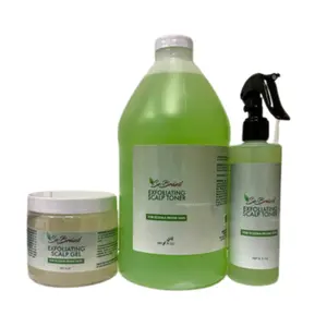 Se-Brazil SALON SIZE Scalp Toner Bundle 16oz Scalp Gel + 1/2 Gallon Size Toner + 16oz Toner Spray
