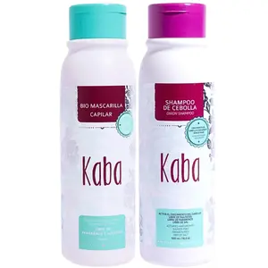 Kaba Onion Shampoo & Bio Hair Mask Set 500ml - Nourishing Hair Care for Healthy Locks Shampoo de Cebolla Bio Mascarilla Capilar