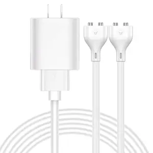 6mm  USB Charger  Replacement  Cord for &Toys - 3 Pack (1 Single Polarity +1 Double Polarity+1 USB Adapter)