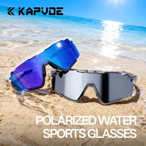 KAPVOE Mountaineering Sports Glasses Nano Material UV400 HD Anti-Reflective Outdoor Sunglasses For Cycling Hiking