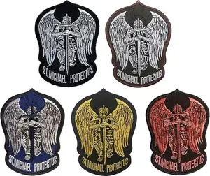 St. Michael Angel Patch Velcro Embroidered Tactical Patch for Backpack Vest