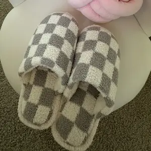 Checkered Slippers
