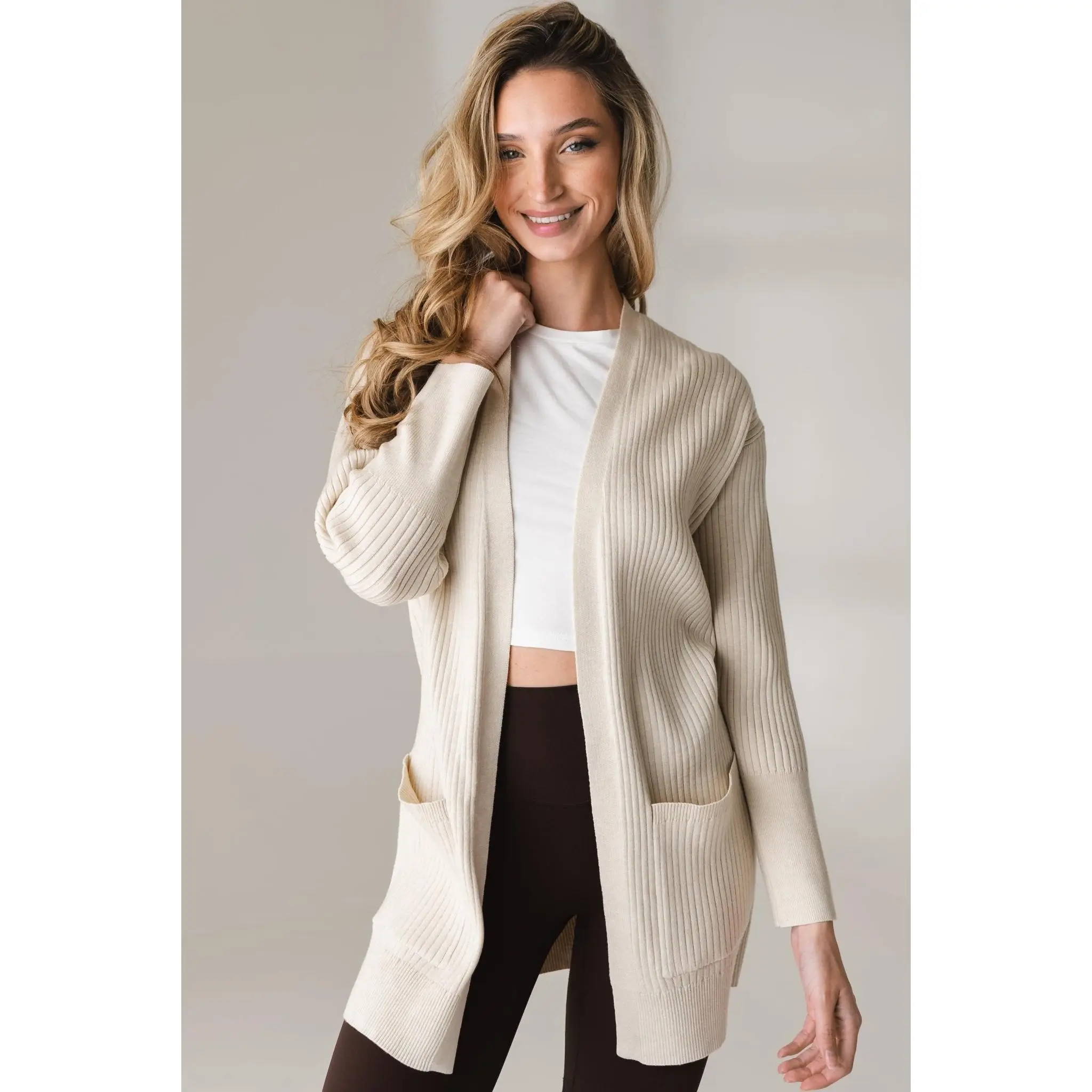 Vitality Ember® Cardigan - Oat Marl