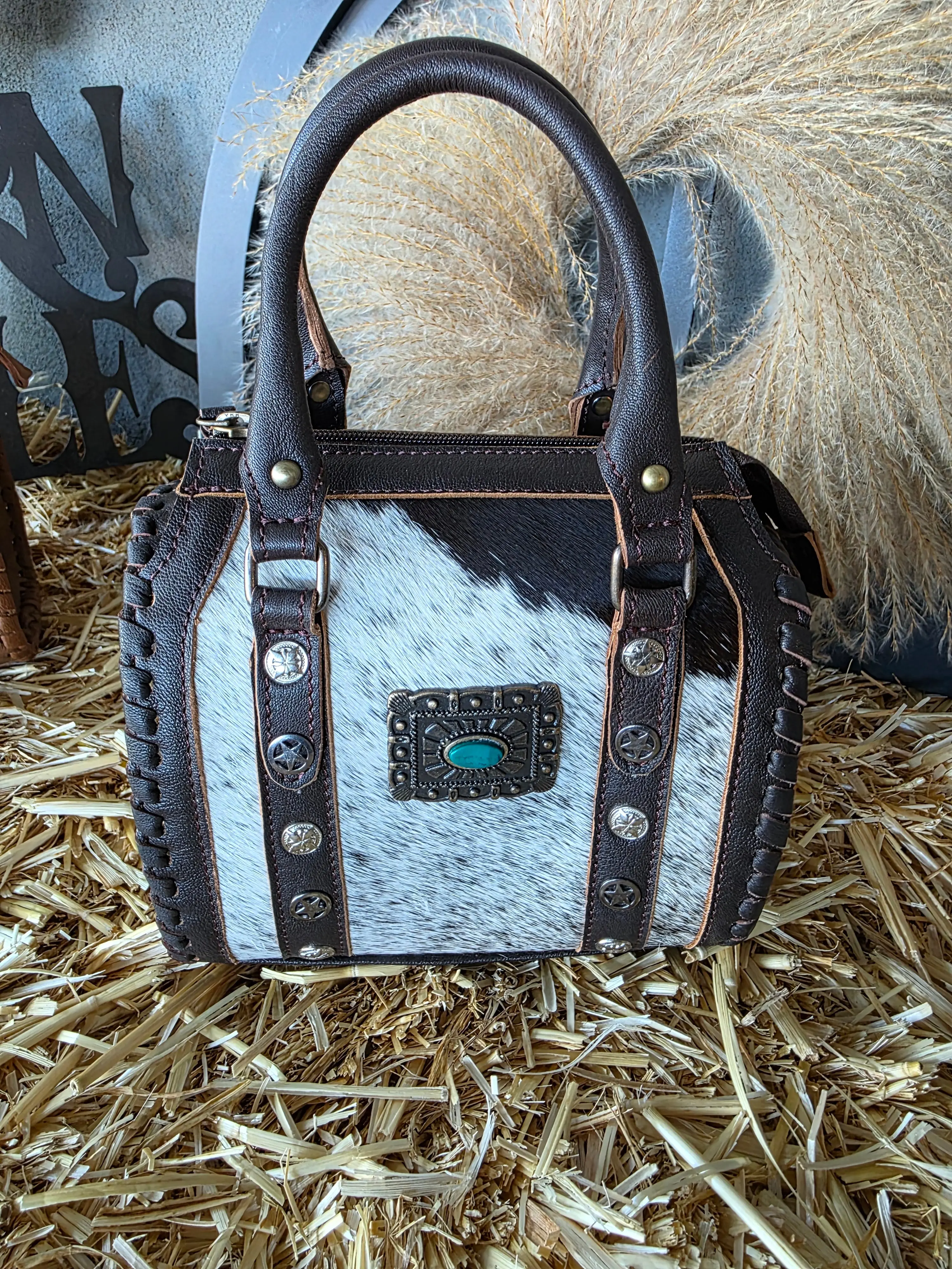 MINI BROWN DUFFLE