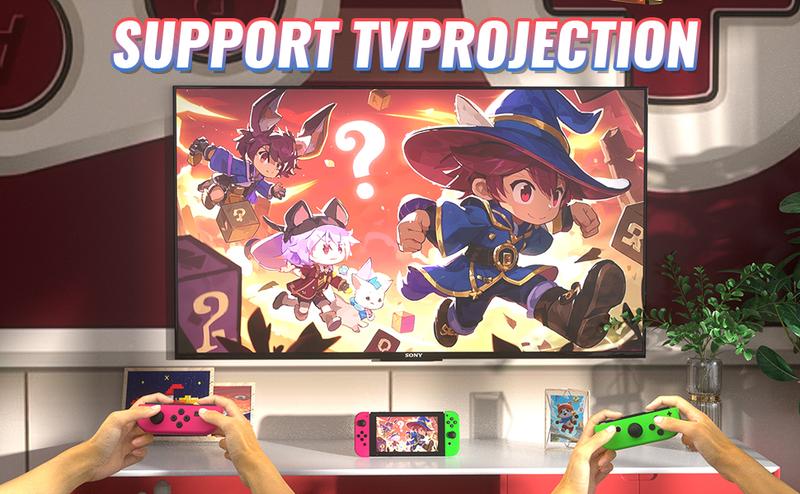 YUYIU Game Controller (L/R) Joy-con Compatible with Switch/OLED/Lite &  Switch2, Wireless Bluetooth, Motion Control, Dual Vibration & Wake-Up Function, Left & Right Joycon Set