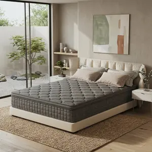 Sleep Plug 12-In Premium Hybrid Mattress - Queen Size Mattress, Full/Twin/King Sizes, Gel Memory Foam, Individually Pocketed Springs, Euro Top, Medium Firm, Durable, Motion Isolation, Edge Support, Easy Setup, Hotel-Quality, 100-Night Trial, Full Size Mat