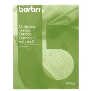 USED-Multistate Testing Practice Questions: Volume 2 (Multistate Advantage MPQ2) by Bar/Bri (Paperback)